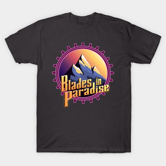 Blades in Paradise Logo T-Shirt by BardRockCafe